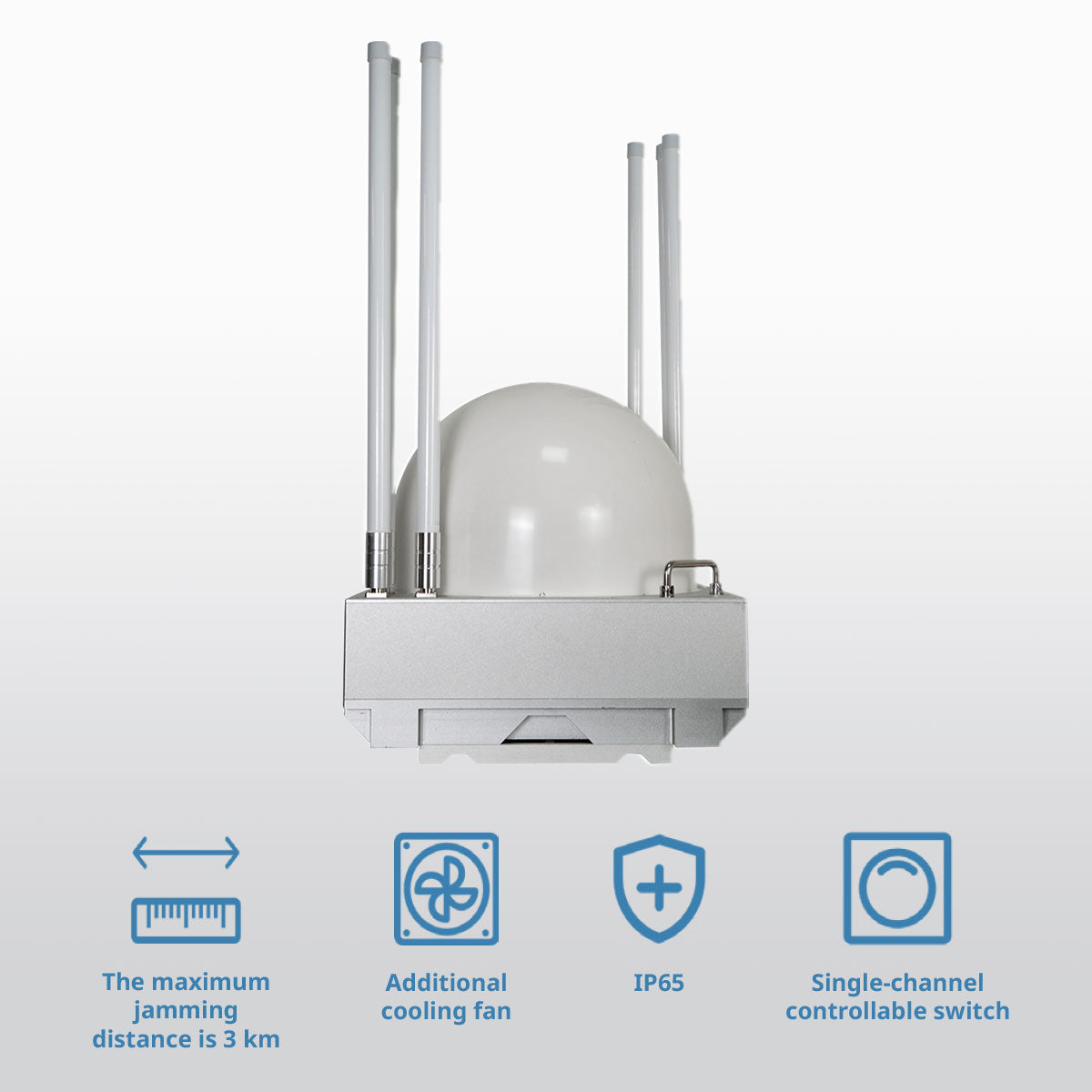 Spherical detection and jamming device – AIdronedetection